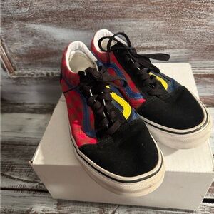 Vans Multicolor Sneakers - Red, Blue, Yellow